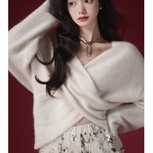 Elegant Cream Sweater